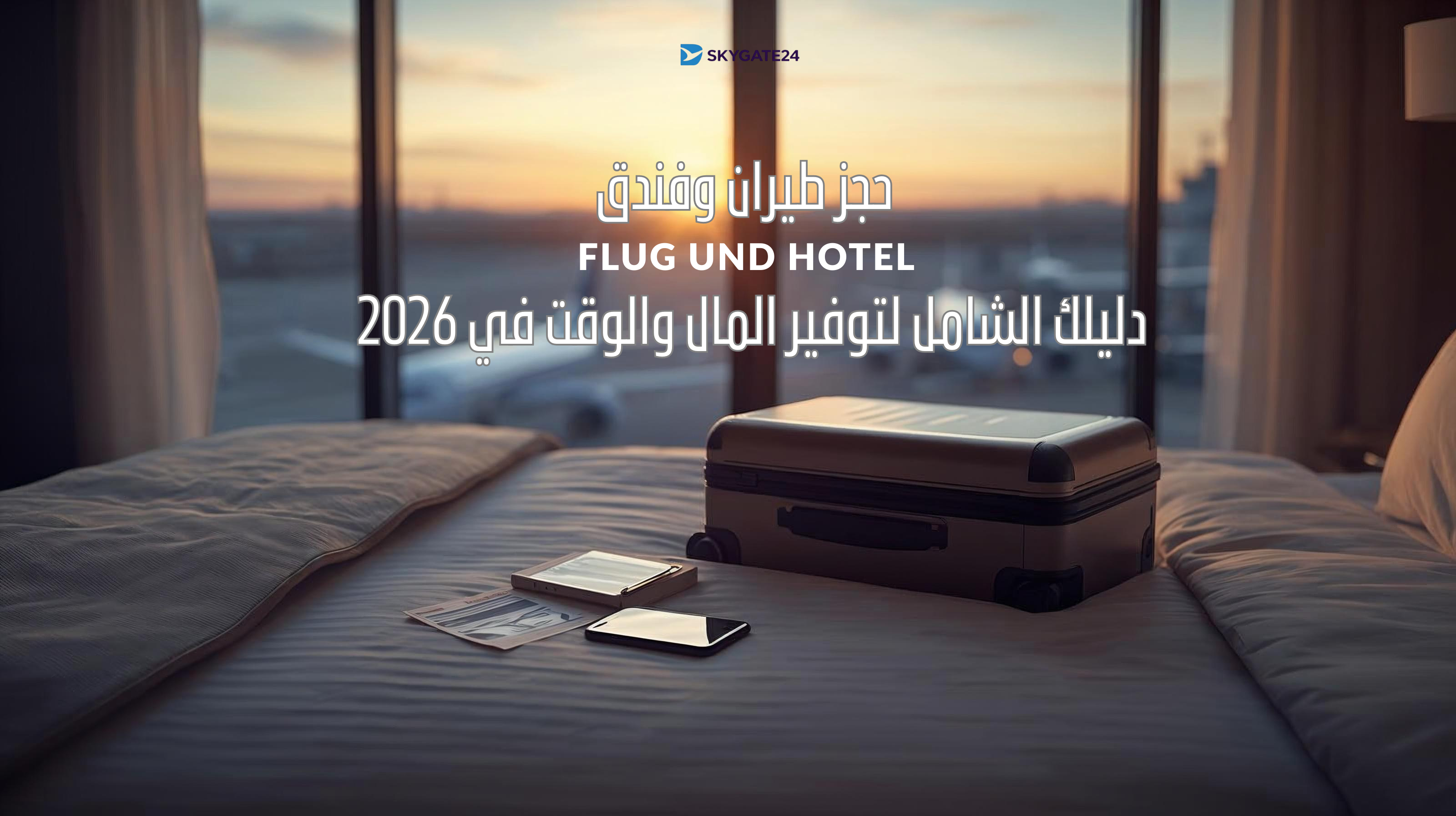Flug und Hotel حجز طيران وفندق دليلك الشامل لتوفير المال والوقت في 2026